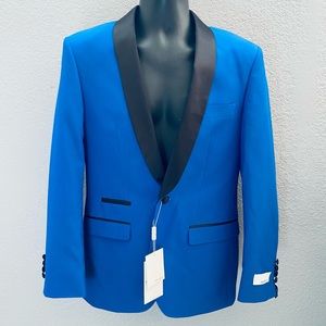 Ferrecci RENO Royal Blue ShawlCollar Tuxedo Blazer